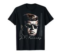 4 juillet John F. Kennedy President Portrait Patriotique T-Shirt