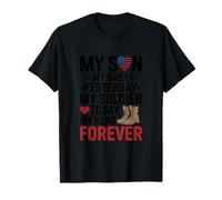 4 Juillet Mon Fils Mon Bébé Mon Héros T-Shirt