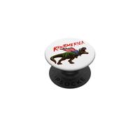 4 Juillet T-Rex RAWRmerica Drapeau américain drôle Dinosaure PopSockets PopGrip Adhésif