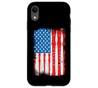 4 Juillet USA Flûte traversière Flute Lover Instrument Coque pour iPhone XR