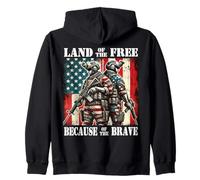 4 juillet USA Patriotic Veteran Military Memorial Day Sweat à Capuche
