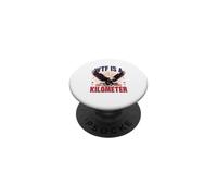 4 Juillet WTF is Kilometer Funny USA Patriotic Eagle Art PopSockets PopGrip Adhésif