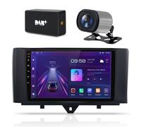 4-kern Android13 1+32G carplay android autoFür Mercedes benz Smart Fortwo 451 Autoradio GPS Navi Sat WIFI camera DAB+