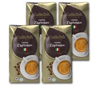 4 kg de grains de café Cafeclub Crema Espresso,
