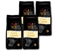 4 kg de grains de café Schirmer Café Creme 1854 - 4 paquets de 1000 g chacun