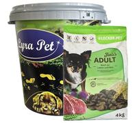 4 kg de nourriture pour chiens Lecker.Pet® Josie's Adult agneau & riz nourriture sèche complète en baril de 30 L