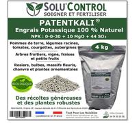 4 kg de PatentKali® SOLU’CONTROL - Engrais Potassique 100% Naturel