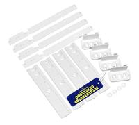 4 Kit Glissiere Porte du Frigo Congelateur Encastrable pour Whirlpool