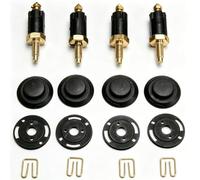 4 Kits Fixation Cache Moteur 2.0 HDI pour Citroën Berlingo Peugeot 206 307 | Structure ABS et Métal, Silentbloc Anti Vibration, Mandrin Conique, Isolation Bruits, Modèles C4 C5 Xsara Partner Expert