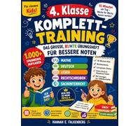 4. Klasse Komplett-Training - Das große, bunte Übungsheft für bessere Noten: 1.000+ spannende Aufgaben für Mathe, Deutsch, Lesen, Rechtschreiben und Sachunterricht - mit Wochenchecks und Lösungen