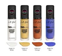 4 LA GIRL Pro color Foundation Mixing Pigment - Glm " 4 Couleur Complet Set "