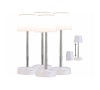 4 lampes de table télescopiques rechargeables