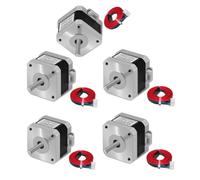 4-lead Nema17 Stepper electronic starter 42 electronic starter High torque 1.5A 17HS4401 for CNC milling machine 3D printer Nema 17 electronic starter NWPNLXEA(17HS4401 X 5PCS)