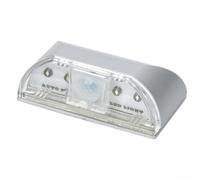 4 LED Détecteur de Mouvement Serrure Lumière avec Détection Infrarouge PIR Sans Fil Alimenté par Batterie pour Serrure de Porte Éclairage