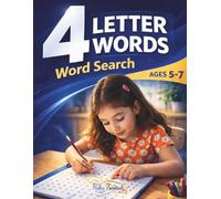 4-Letter Words Word Search: Large Print Word Search Puzzle Book to Build Spelling, Vocabulary, and Word Recognition Skills - 85 Puzzles With Solutions for Kindergarten & Early Readers