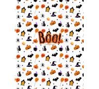 4 Line Book For Child Writing: 4 Line English Handwriting Notebook for Kids: 90 Pages of Handwriting Practice | Ideal for Children Learning to Write ... 11 Inches, Soft Glossy Cover Halloween theme