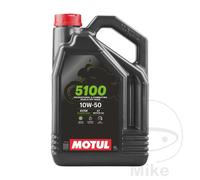 4 Litre 4L MOTUL L'Huile De Moteur 5100 10W50 4T Synthèse Techno Première MA2