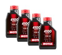 MOTUL Huile moteur 4100 10W-40 Huile en partie synthétique Huile 1 L