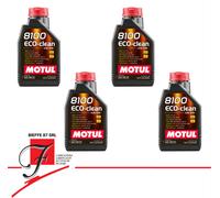 4 LITRES D'HUILE MOTUL 8100 ECO-CLEAN 0W20 ACEA C5,C6 API SERVICE SP FIAT 955535