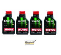 4 Litres Huile Moteur MOTUL 5w40 pour Voitures CNG LPG Méthane Bifuel Natural