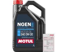 4 Litres MOTUL Huile Moteur NGEN HYBRID 0W-30 API SERVICE SP-RC, ILSAC GF-6A