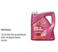 4 Litres Original MANNOL Huile De Boîte MTF-4 Huile De Boîte 75W-80