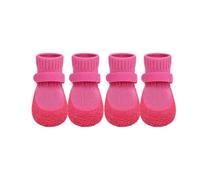 4 Lots de Chaussettes pour Pieds de Chien avec Semelles, M, E M | Dessous texturés, construction extensible pour s ' habiller, ensemble lavable pour une utilisation répétée en