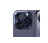 4 Lots de Protections d Objectif Caméra pour iPhone 15 Pro Verre Hybride 6H 3mk Transparent