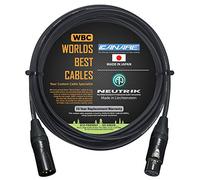 4 M - canare l-4e6s - Star Quad Microphone Câble avec connecteurs Neutrik VERS2 prises XLR à XLR Femelle Or