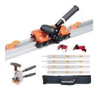 4 m Large Tile Cutter, 3 Tungsten Casters, Ceramic Cutting 12 mm | Comes With Position Clamps, Aluminium Rails 3×1M Combinable, Storage Bag. Incompatible Suction Cups On Rough Surfaces.