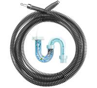 4 m x 10 mm Furet Deboucheur Canalisation Professionnel Furet Deboucheur WC Plomberie avec Adaptateurs Electrique Spirale de Nettoyage des Canalisations Multifonction pour Toilettes Cuisine évier