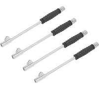 4 Mandrin à air comprimé à deux têtes 1/4 pouce NPT femelle Longueur 10.6 pouces Mandrin de gonflage de pneus pour voiture moto vélo