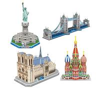 4 maquettes à monter - Monuments célèbres