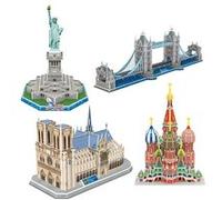 4 Maquettes À Monter - Monuments Célèbres