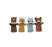 4 marionnettes animaux