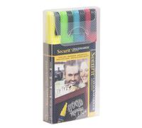 Securit - Feutres craie - Coloris assortis - Lot de 4