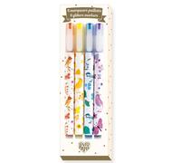 4 marqueurs pailletés tinou djeco