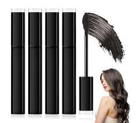 4 Mascara Cheveux Blanc Retouche Racines Cheveux Cubre Canas, Brun-Noir, Naturel Et Anti-Taches, Doux Et Facile à Nettoyer, Compact Et Portable, Convient à Diverses Occasions