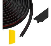 4 Meters Barre de Seuil Adhesive Barre de Seuil en T Seuil de Porte Adhesif Transition de Sol Threshold Protector Profilé en T pour Sol Stratifié Compatible Avec Tous Les Types de Sols