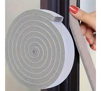 4 mètres Coupe-froid en mousse de polyuréthane auto-adhésif, joint d'étanchéité pour porte anti-bruit, joint d'étanchéité pour fenêtre anti-poussière et anti-vent pour fenêtres coulissantes en plastiq