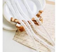 4 mètres, élastique, extensible, à volants, for fête, sous-vêtements, 6 mm, accessoires en dentelle for vêtements(White)