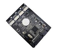 4 Micro SD TF Card to 22pin SATA Adapter Card 2.5" HDD Enclosure with Raid 0 Multi TF Cards to SATA Converter