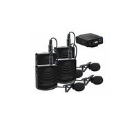 Auvisio 4 microphones sans fil 2,4 GHz avec récepteur jack 3,5 mm