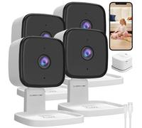 7Links 4 mini caméras connectées IP 2K IPC-240 avec vision nocturne et support 360°