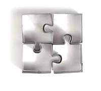 Graine créative Emporte-pièces Puzzles inox 4 mini Multicolore G