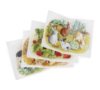 4 mini puzzles des animaux (4x12 pièces) Le Jardinier Le Jardin du Moulin