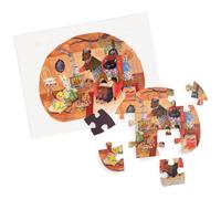 4 mini puzzles des repas Les Minouchkas (4x12 pièces)