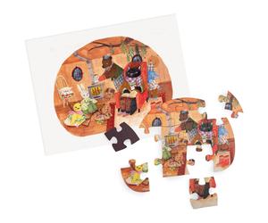 4 mini puzzles des repas Les Minouchkas (4x12 pièces)