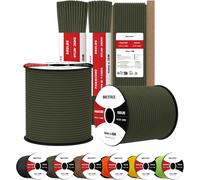 4 Mm 7 Strands Nylon Rope 10 M Type Iii Parachute Cord For Survival,Outdoor,Diy-250 Kg Breaking Load (Army Green)