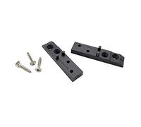 4 mm Espaceurs Entretoises - Fixation de terrasse invisible V2 A Vis inclus - Aluminium et bois UK - écarteurs pour terrasses (50 Support + 200 Vis bois UK) (1 VPE)
